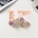 Clothing machine for the hair "Diodor" butterflies, 8.5 cm, gold