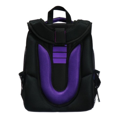 School backpack 38 x 30 x 16 cm, ergonomic back, stavia "cat", black-5