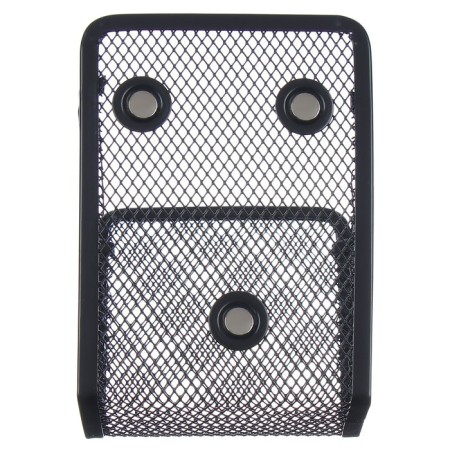 Standing for writing accessories on magnets, for magnetic boards, mesh, metal, black-2