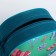 Bag's bag with lightning, turquoise color