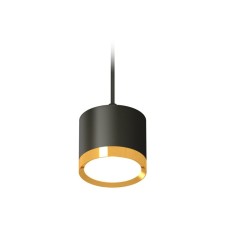 Suspension lamp Ambrella Light, XP8111012, GX53 LED 12 W, color black sand, yellow gold