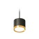 Suspension lamp Ambrella Light, XP8111012, GX53 LED 12 W, color black sand, yellow gold