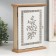 Keywood tree 6 hooks "Tender leaves in the frame" 26.5x20.8x6.3 cm