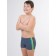 Bathing panties for boys, height 110-116 cm, graphite color, yellow, green