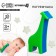 The rattle "Girafics", the color is green, the crumb me