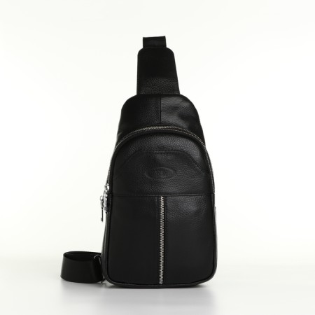 Lightning bag bag, Fidelio Largo, genuine leather, black color-1