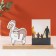 Photo frame wood, acrylic 10x15 cm "Lama with a lover" 4x27.3x14 cm