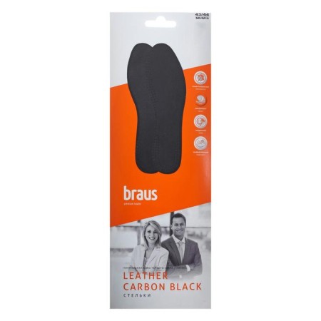 Shoes for shoes, antibacterial, 43-44 rub, pair, black color-2