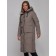 Coat insulated two -sided female, size 48, brown color