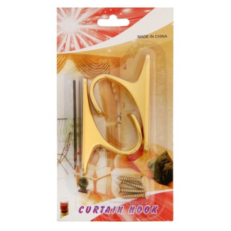Hook for curtains KS101 CAPPIO, one -rot, color gold, 2 pcs-6