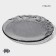 Glass Dessert Magistro "Nofis", d = 19.5 cm, color gray color