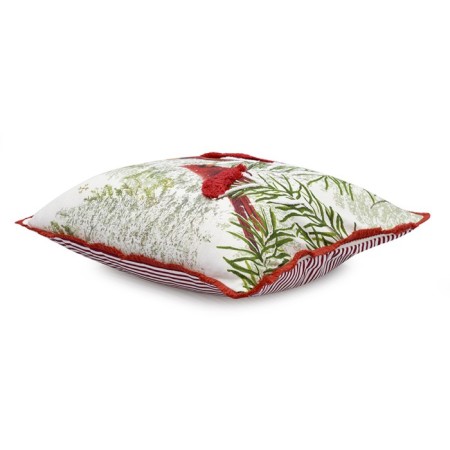 Decorative pillow with Northern Cardinal from the New Year Essential collection, 45x45 cm 102618-2