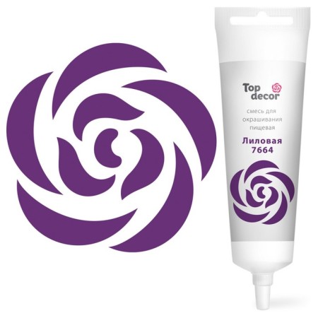 Food dye Top Decor gel "lilac", 100 g-1
