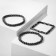 Bracelet unisex set of 3 pcs., “Hematite” cubes, black color, d = 7 cm