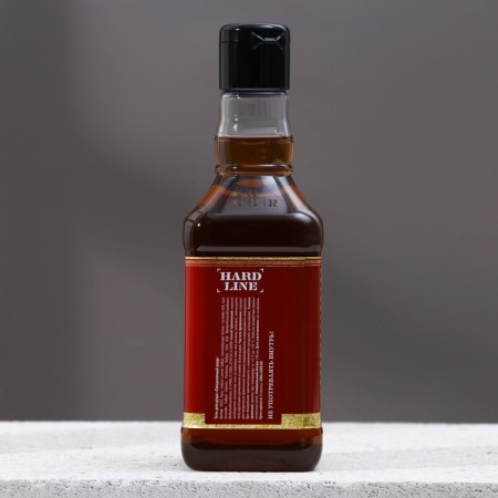 Gift set of cosmetics “First in everything”, shower gel 250 ml and a glass for whiskey, Hard Line-3