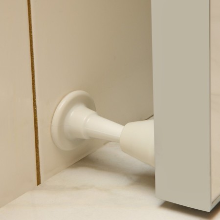 Lockland door limiter, straight, h = 97 mm, rice color-1