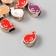Beads for creativity plastic "Kit bright middle" mix set 10 pcs 1.4x1 cm