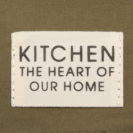 Ethel towel Kitchen 40x73 cm, green color, 100% cotton, sarzha 220 g/m2-2
