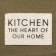 Ethel towel Kitchen 40x73 cm, green color, 100% cotton, sarzha 220 g/m2