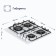 Hon surface Delvento V60H41C001, gas, 4 burners, white