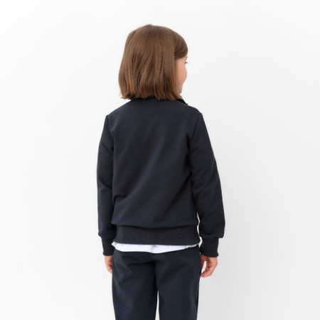 Children's costume (sweatshirt, trousers) minku color graphite, height 128 cm-13