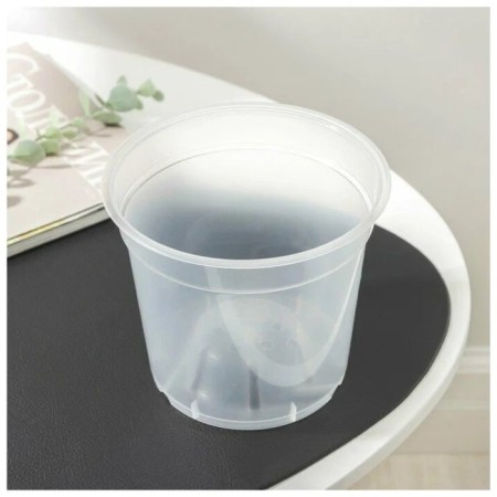 Plastic pot "Orchid", D = 15, natural-2