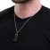 Music Life 4 Harly Harly, 8 tones, 3.5x1.5x1cm, chain 28cm, black