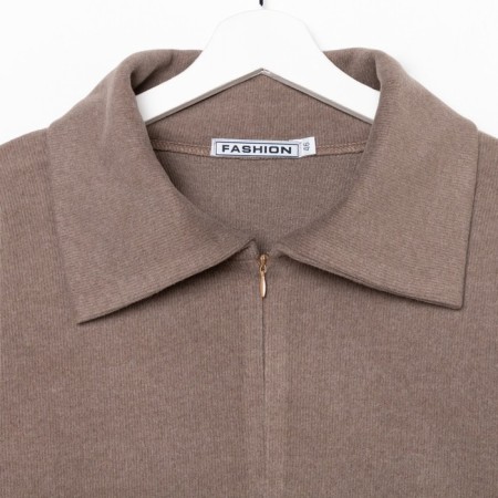Women's suit (sweater/pants), beige color, size 46-8