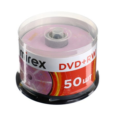 DVD+RW Mirex Brand, 4x, 4.7 GB, CAKE BOX, 50 pcs-2
