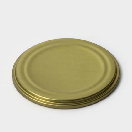 Kneching cover "Assorted", SKO-82 mm, packaging 50 pcs, gold color-2