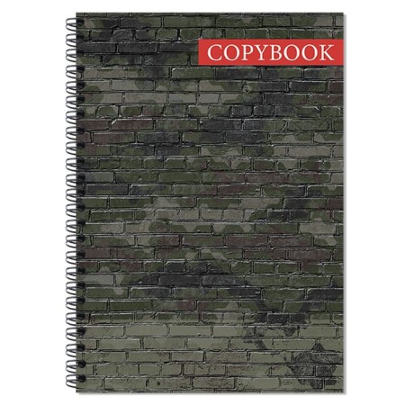 Notebook A5, 80 sheets in a cage on the crest of Calligrata "Militari", cover 7BC, OFSET Block-1