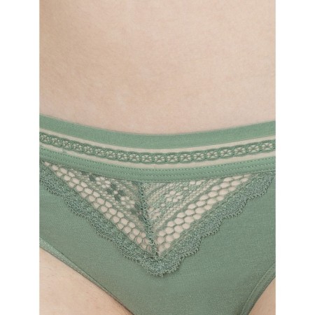 Female cowards, size 44, green color-1