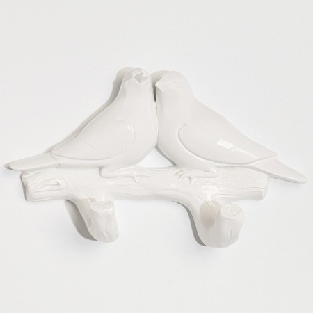 Nast-light decor "Doves", 10.5 x 7 cm, white-2