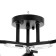 Ceiling chandelier "Arron" E27 3x40W Black 49x49x24cm