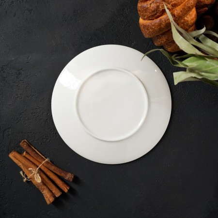 Packing ceramic dessert "Temptation", D = 19 cm, color gray color-6