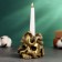 Sninker "Snake on the Skull" Old Gold, 9.5x8x8cm