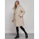 Coat insulated winter female, size 46, beige color
