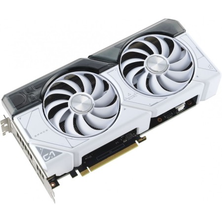 The ASUS PCI-E 4.0 Dual-RTX4070-O12G-WHITE NVIDIA GEFORCE RTX 4070 12288MB 192 GDDR6X 10044-1