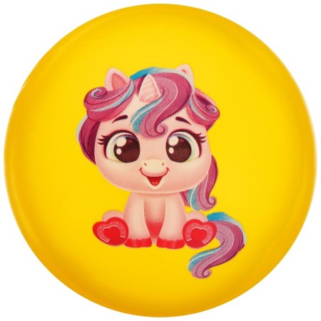 Children's ball zabiaka "Unicorn", D = 22 cm, 60 g, color mix-7