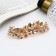 Hair hairpin "Joszy" butterfly flowers, 8.5 cm