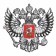 Sticker on the car "Coat of arms of Russia", type No. 2, silver, 10 x 10 cm, 1 pcs