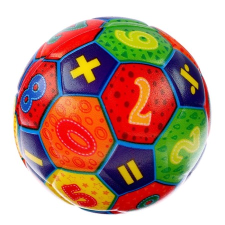 Soft ball "Arithmetic", 6.3 cm, species mix