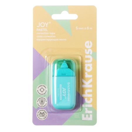 Correcting tape 5mm x 6m, Erichkrause "Joy Pastel", mix-6