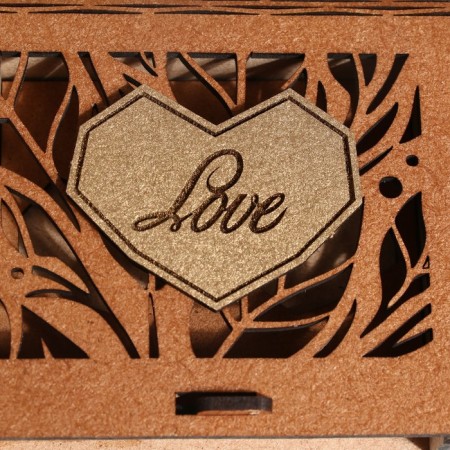 Wedding set "stylish", oak, 3pcs, MDF-9