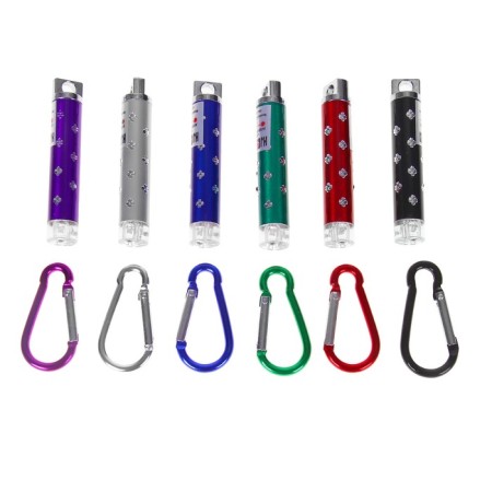 Carabiner laser with a flashlight "Kamushki No. 2", Mix Colors-2