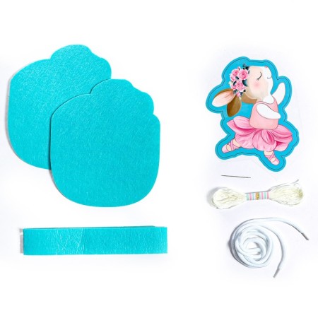 Set for creating a bag of “bunny” felt with a thermonakleka-2