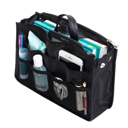 Organizer for Sofia bag, 28x16x10 cm, 8 pockets, black color-2