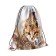 A bag for shoes 440 x 365 mm, Erich Krause, density 300D, with a reflective strip, Wild Cat