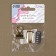 Bag -1 × 1.5 cm fastener, golden color