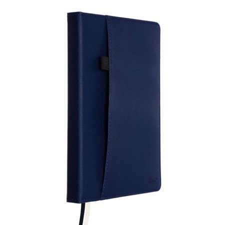Leduced Diary A5, 160 sheets, Devente.klint, firm artificial leather cover with foam rubber, cream block 70 g/m2, blue-2
